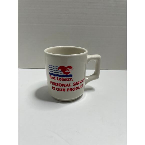 Vintage Rare Red Lobster Employee Gift Buffalo China Coffee Mug - Picture 1 of 6